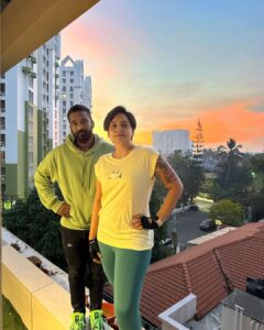 Lena Kumar Instagram - Thank you @ajithbabu7 @liftwithajith for getting me started on the right path of fitness and health. #newbeginnings #health #fitness #toned #muscle #lift #trainer #coach #mindset #body #mind #motivation #transformation #evolution