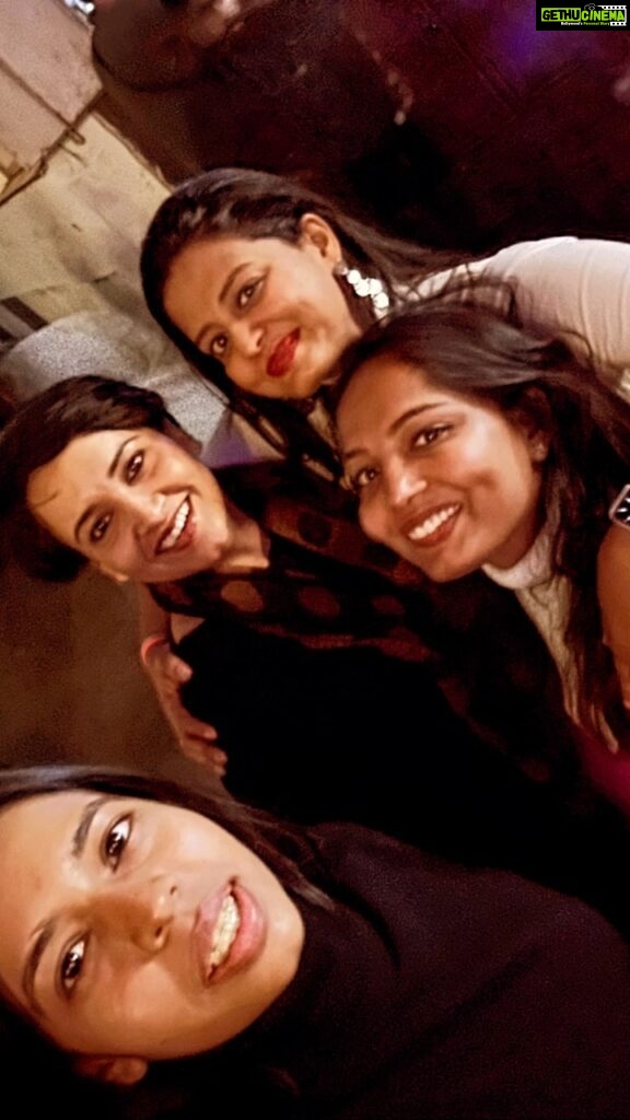 Lena Kumar Instagram - #girls #just #want #to #have #fun #hauskhassocial #delhi #winter #india @anushreenair32 #friends #night #out #dance #food #instagram #reels Haus Khas Village
