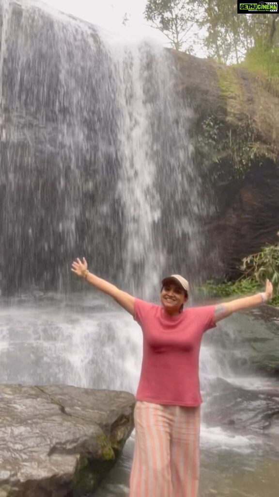 Lena Kumar Instagram - #waterfalls #idukki #kerala #incredibleindia #actress #instagram #reels
