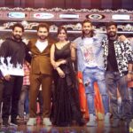 Leon James Instagram - With the Man Of Masses @jrntr sir for the Dhamki Pre Release Event 💥🥁 @vishwaksens @nivethapethuraj @shauryakhareofficial #jrntr