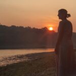 Leona Lishoy Instagram - Jan 1, 2023 ✨ The best new year morning I have ever had. Walking barefoot, listening to nature, getting a flashback of all the memories of the past year and feeling grateful. In 2023, I wish that your heart stays as warm and beautiful like the sunrise! . . #2023 #bringiton Riverine Springs
