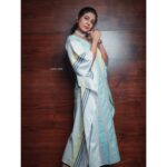 Leona Lishoy Instagram - Palanquine presenting before you .. @leo_lishoy in our fabulous Striped kaftan. Costume: @palanquinebytmj In frame: @leo_lishoy Styling: @rashmimuraleedharan #palanquine #newyear2023 #kaftan #celebrity #styling #2023 #kafthanstyle Panampilly Avenue