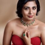 Leona Lishoy Instagram - When in doubt, wear red! Photography: @avinashchoochiphotography Concept & styling: @rashmimuraleedharan Jewellery: @lakshmijewellery916 Costume: @paris.pret Hair&makeup: @femy_antony__ Retouch: @suveeshgraphiccyanide