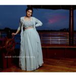Leona Lishoy Instagram - Sky so blue 💙 Picture credits- Jamesh Kottakkal @jameshshow publication :@star&style Makeup :@vijeshmakeovers Outfits: @stylebyirinealby @elzas_couture Location : @bluesereneresorts guruvayoor image correction: @shuhaib_.ls. #celebritychat #fashionphotography #jameshshow #behindthescenes #fbmemories #instadailyphoto #leonalishoy #manoramaweekly