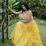 Leona Lishoy Instagram - Here’s to finding a ray of sunshine in everything around! Wearing this beautiful canary yellow lehenga by @kahani_stories_in_thread 💛 Photography - @nostalgiaevents.in Costume - @kahani_stories_in_thread MUAH - @merins_remyamerin Jewellery- @meralda.jewels Location - @portmuziriskochi #kahani #storytellers #storiesinthread #clothingbrand #indianclothing #ethnic #indowestern #dresses #embroidery #besfestiveready #aditiravi #leonalishoy #noor #newcollection #bridesofindia #kahanibrides #wedding #weddingpret #winter #instagood