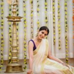 Leona Lishoy Instagram - 🌼Happy Onam🌼 . . 📸 @vyshnavphotography Edit @vishnu_thachan Hair @makeover__by__swetha
