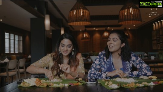 Leona Lishoy Instagram - We are extremely happy to have the lovely @aditi.ravi and @leo_lishoy to cherish the delicious spread of Onam Sadhya from Port Muziris. Indulge in an array of festive flavours and enjoy the super delicious Onam Sadhya from Port Muziris on September 7th, 8th & 9th. Video Courtesy: @nostalgiaevents.in Call us +91 9072611884 to place your order. #OnamSadya #Onam2022 #marriottbonvoyonwheels #YourKeralaStartsHere #PortMuzirisKochi #aTributePortfolio #MarriottBonvoy #Marriottlnternational #GodsOwnCountry #Kochi #KochiFoodies #Foodgram #BestRestaurantinkochi #Kerala Port Muziris, A Tribute Portfolio Hotel, Kochi