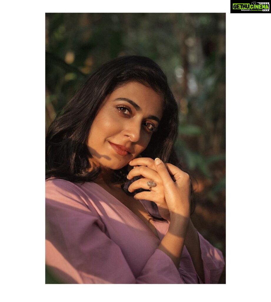Leona Lishoy Instagram - Trust me, You are in the process of change. You might as well become what you want. From my favourite series 🌸💓 📸 @prathishm Styling @sonia__chacko 👗 @verandahstore Creative director @off_beat___ Tulsi Village Retreat