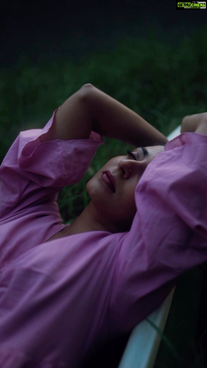 Leona Lishoy Instagram - She wandered with a soothing heart, Chasing the warmth of a cold winter dusk, Putting the reckless to rest. . . π @verandahstore Video @off_beat___ Edit @athuullll Styling @sonia__chacko Photography @prathishm #reels