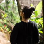 Leona Lishoy Instagram - Seriously into nature🌿 . . 📸 @prathishm 👗 @sonia_chacko__ Tulsi Village Retreat