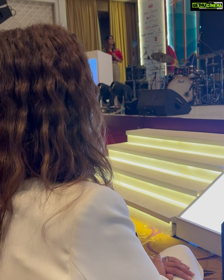 Lisa Ray Instagram - Thank you @et_cio for inviting me to your annual conclave and @anirbanrchoudhury for hosting a wonderful fireside chat. @et_cio provides a great platform to connect CIOs from across India and to compare notes on the rate of digital transformation in organisations and the world, the complexity of emerging tech and the attempt to prioritise human centric solutions among other topics. I love the opportunity to talk about my personal journey, while connecting the dots between failure and achievement, the importance of mental health as a leader and of course I blabbed on about blockchain art and @theupsidespace Thanks @grandhyattgoa for hosting.