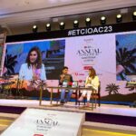 Lisa Ray Instagram - Thank you @et_cio for inviting me to your annual conclave and @anirbanrchoudhury for hosting a wonderful fireside chat. @et_cio provides a great platform to connect CIOs from across India and to compare notes on the rate of digital transformation in organisations and the world, the complexity of emerging tech and the attempt to prioritise human centric solutions among other topics. I love the opportunity to talk about my personal journey, while connecting the dots between failure and achievement, the importance of mental health as a leader and of course I blabbed on about blockchain art and @theupsidespace Thanks @grandhyattgoa for hosting.