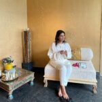 Lisa Ray Instagram - #SitaraHimalaya is a Well-Being Center imbued with the profound joys of good design; an indulgence of all the senses grounded in a distinctly Indian approach towards living well. It contains the creative stamp of Anita Lal, the visionary founder of iconic lifestyle brand @goodearth everywhere; authentic expressions of hospitality, beauty, nature and Indian wisdom. In a world that standardises and applies rigid interpretations of wellness, #SitaraHimalaya is unique. Here, good health is equated to joy while incorporating traditional approaches to healing. As a veteran of Wellness Resorts and Retreats I can honestly say I’ve never experienced another place quite the same. Nestled in the scenic village of Kothi at an altitude of 8200 feet, surrounded by the magnitude of Himalayan peaks, a ballet begins between the environment and yourself as soon as you enter the grounds of landscaped wild flowers. The interiors are unparalleled as you would expect. Sensual and earthy fragrances, Banarasi silk wallpaper, snow capped views and velvety ‘gossip corners’ beckon at every turn. There’s a stunning glass roofed ‘Skylight’ conservatory where you can experience the galaxies at night or curl up with a book in the day, absorbing the purity of mountain light. Spa therapies at Svasthi are holistic affairs, rooted in the concepts of the Vedas and the hot water plunge pool scented with Deodar became a daily indulgence. The daily yoga class is held amongst astonishing views. While we breathed and moved I recalled Mrs Lal sharing that the very spot - they say- where Rishi Ved Vyas meditated for 12 years before inscribing eternal, revealed wisdom of the four Vedas lay behind us. We hiked, we gathered over exquisite meals and revealed at times, our hearts to each other. Here, design is more than a visual tool. It leads to the alchemy of the right environment to amplify potential, to experience connection and all the astonishments of the world: sparkle, joy, peace and dare I say, healing. Thank you @neroliblooms for your warmth and wisdom. Thank you @pareinathapar and the staff who are more family at Sitara and everyone who made this experience magical.