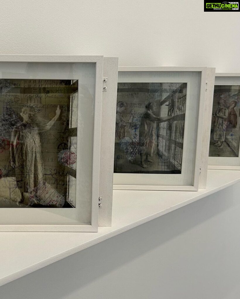 Lisa Ray Instagram - Fortunately I caught the #NotationsonTime group show @isharaartfoundation in #alserkalavenue before it wrapped. Co-curated by the prodigiously talented #sabihahmed and @sandhini.poddar, this presentation explored the philosophical and political dimensions of time through the works of 20 contemporary artists from South Asia, and proved an invitation to walk through works by artists I admire like @soumyasankarbose @dayanitasingh #shebachachi @anoliperera (who incidentally has one piece still available on @theupsidespace while the other has been sold to a prominent director) @_gauri_gill_ @___ayesha_sultana___ @azizhazara and more. I’ve been so busy building an art tech business I haven’t been able to lose myself in an exhibition in a while. The irony is not lost on me. Stolen moments sprinkled into packed schedules are as essential as that drop of sweetness on the tongue.