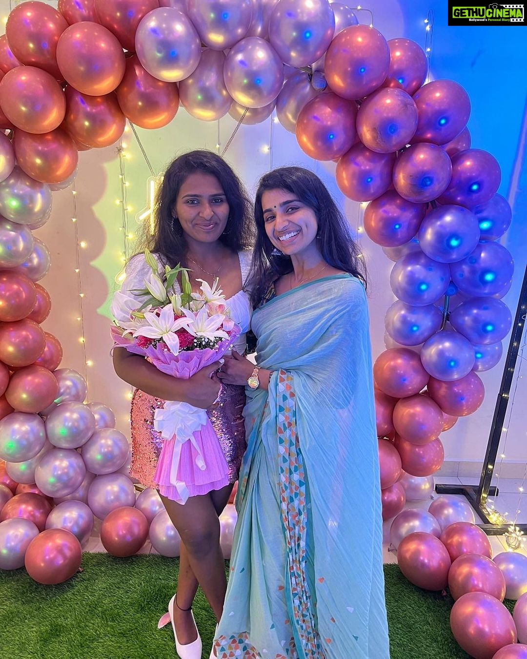 Lisha Chinnu Instagram - So here wishing my baby girl My betterhalf Mysoulpartner Happy Happy birthday to you. @varsha.pchandran. You know I love you loads loads loads Hugggieee 🫂 Decor @surprise.galatta
