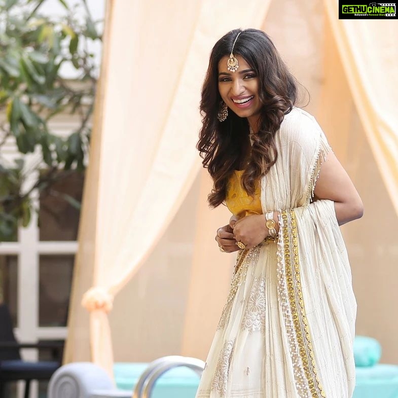 Lisha Chinnu Instagram - Your State of Mind is Everything. Happiness ❣️ . . . Outfit @rehanabasheerofficial Muah @pavash_ @yolo.offl Location @crowneplazachn Jewellery @konikajewellery #lishahappyplace #photoshoot #lisha #model #modeling #yellow #actress #cirkleprandevents #mindset #dream #loveyourself #womeninbusiness #contentcreator #2022goals