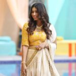 Lisha Chinnu Instagram - Happy Pongal... !!! . . . Wearing @rehanabasheerofficial Muah @yolo.offl @pavash_ Location @crowneplazachn #photoshoot #indianbride #mehendi #collaboration #shootdairies📷 #pongal2022 #lisha #candid #lishahappyplace #newyear2022 #yellow #csk #modeling #actress