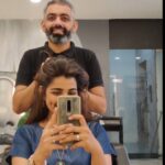 Lisha Chinnu Instagram - "Treat your hair like royalty, It's the Crown 👑 you never take off ". All you need is a right "craft man " who will love your more hair as u do @sunit_trikha. @schwarzkopfin Walk in to @scaleup_salonandacademy for more education for hair, skin and make up. #hightlightshair #keratintreatment #behindthescenes #scaleupforeveryone #loveforfashion #loveforhair❤️ #chooseyourstylistwisely #reelsinstagram #happyface #happycolor #styledirector #offers #alandur #beauty #haircare