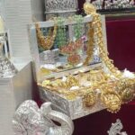 Lisha Chinnu Instagram - Feeling Blessed curating tis special golu set up done for @challani_house_of_silver Witness this spectacular Golu in the Silver Thank you Gautam @gchallani