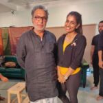 Lisha Chinnu Instagram - A day well went with the " Legends " over some intense conversation and thr experience about cinema 🎥 Acting direction nd more... #greatlearning #foracting #cinema #vijaysethupathi❤️ #nassarsir. Thank you @regin_roseactor and @chennaitheatre for tis session..