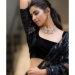 Lisha Chinnu Instagram - LISHA CHINNU 🖤 . . . To the stars ✨ . . . Muse : @lishachinnu Shot by : @camerasenthil Wardrobe/styling : @labelswarupa MUA : @mua_vijisharath Jewellery : @kirtilalsonline Location @anora_artstudio Organised by @rrajeshananda . . . #labelswarupasathakarni #labelswarupa #custommade #customisedclothing #blacksequin #blacksequinsaree #blacksequinssarees #blacksaris #blacksari #blacksari🖤