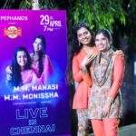 M.M. Manasi Instagram – What a day♥️
You guys were unbelievable ♥️♥️
Thank you for making our #M3Live in Chennai so special…
Can’t wait to see you all again🤩🤩 @yummyfest_official @pephands_org

📸 – @chandanramesh24

👗- @madhumithas_atelier
MUA & Hair –  @makeup_with_maks @selva_hair_and_makeup_aritist @roopa_ravi_mua
 
#Foodfestivalchennai #Musicalnight #Concert #LiveMusic #Pephands YMCA Nandanam