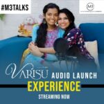 M.M. Manasi Instagram - Varisu audio launch is a memory for life and we are super thrilled to be sharing this experience with all of you. Hope you feel as excited as we are while watching this unfiltered journey on M3Talks! Trailer cut by @maruthi_editor Full video link in my bio♥️♥️ #Ranjithame #VarisuAl #Experience #Varisu #ThalapathyVijay #Youtube #M3Talks Chennai, India