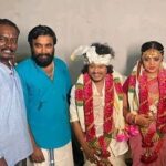 M. Sasikumar Instagram - #Pugazh #Bensiya Best wishes to both of you. It is lovely to see that you both found each other, fallen in love, and now you’re getting married 💐Congratulations on your new journey… @vijaytvpugazh #PugazhBensiya #marriage #HappyWedding 😍👍
