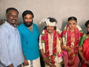 M. Sasikumar Instagram - #Pugazh #Bensiya 
Best wishes to both of you. It is lovely to see that you both found each other, fallen in love, and now you’re getting married 💐Congratulations on your new journey…

@vijaytvpugazh  #PugazhBensiya #marriage 
#HappyWedding 😍👍