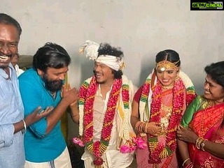 M. Sasikumar Instagram - #Pugazh #Bensiya Best wishes to both of you. It is lovely to see that you both found each other, fallen in love, and now you’re getting married 💐Congratulations on your new journey… @vijaytvpugazh #PugazhBensiya #marriage #HappyWedding 😍👍