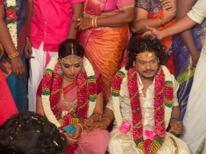M. Sasikumar Instagram - #Pugazh #Bensiya 
Best wishes to both of you. It is lovely to see that you both found each other, fallen in love, and now you’re getting married 💐Congratulations on your new journey…

@vijaytvpugazh  #PugazhBensiya #marriage 
#HappyWedding 😍👍