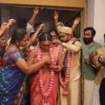 M. Sasikumar Instagram - Happy Marriage 🎉 Wish you a life time of Love and Happiness #sathya #gokila @njsatz 🎉