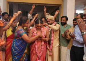 M. Sasikumar Instagram - Happy Marriage 🎉
Wish you a life time of Love and Happiness #sathya #gokila 
@njsatz 🎉