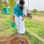 M. Sasikumar Instagram - I've accepted #HaraHaiTohBharaHai #GreenindiaChallenge from actor #jayaprakash sir Planted 3 saplings. Further I am nominating @thondankani @yours_anjali @nikhilavimalofficial to plant 3 trees & continue the chain 👍spl thanks to @MPsantoshtrs garu for taking this intiate #green