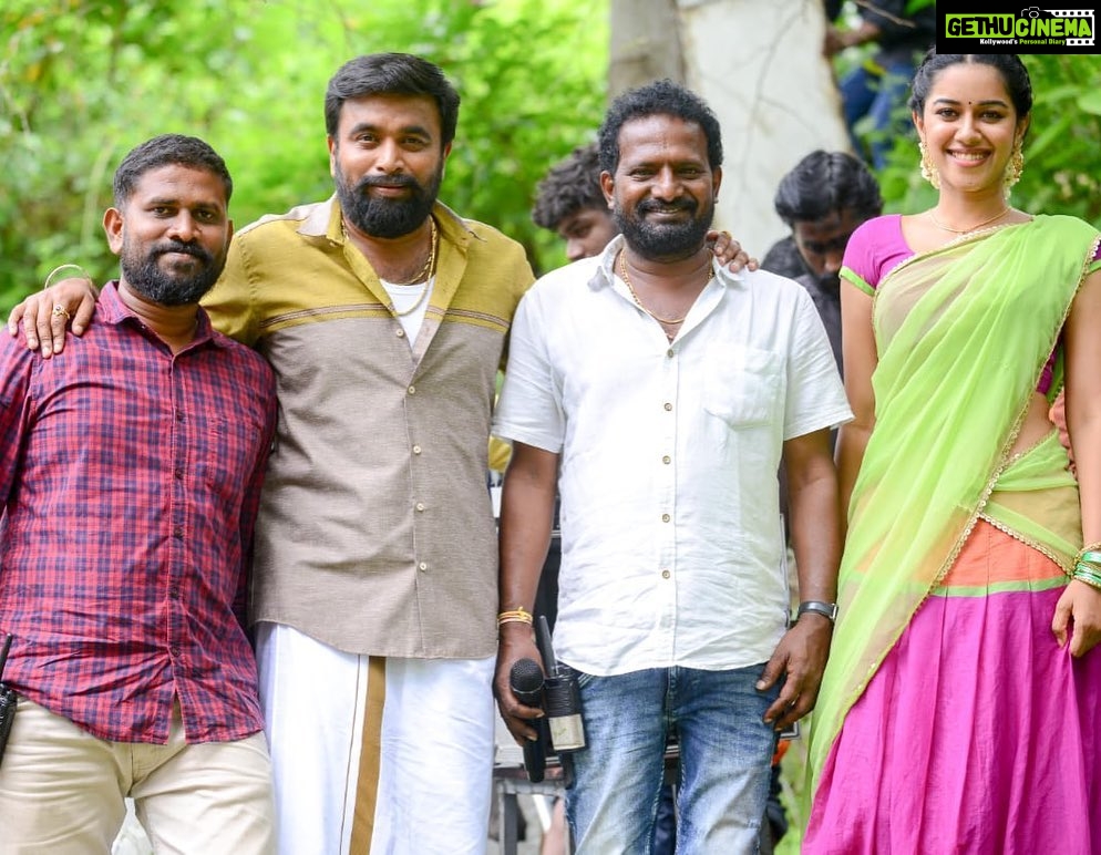 M. Sasikumar Instagram - Successfully wrapped up the shooting of #MGRMAGAN today in Theni.Thanking my team for their effort n hardwork. #shooting