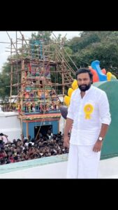 M. Sasikumar Instagram - சிவகங்கை மாவட்டம்  ஈசனூர் அருள்மிகு செருவலிங்க அய்யனார் கோவில் கும்பாபிஷேகம் 

#Kumbhabhishekam after 12 years 🙏🏻 
#sivagangai #Madurai #temple குலதெய்வம் 🙏🏻