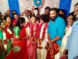 M. Sasikumar Instagram - #Pugazh #Bensiya 
Best wishes to both of you. It is lovely to see that you both found each other, fallen in love, and now you’re getting married 💐Congratulations on your new journey…

@vijaytvpugazh  #PugazhBensiya #marriage 
#HappyWedding 😍👍