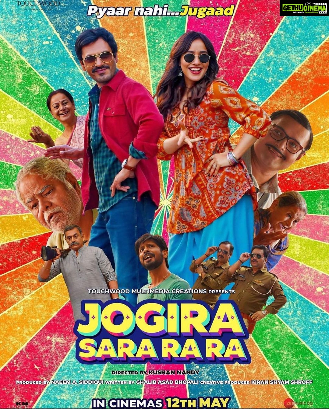 Madalsa Sharma Instagram - Jogira Sara Ra out now in theatres near you❤️ Book your tickets now and watch this laugh riot especially for Mimoh’s incredibly sweet avatar and performance.✨ @mimohchakraborty @kushannandy @nawazuddin._siddiqui @nehasharmaofficial #jogirasarara #mustwatch