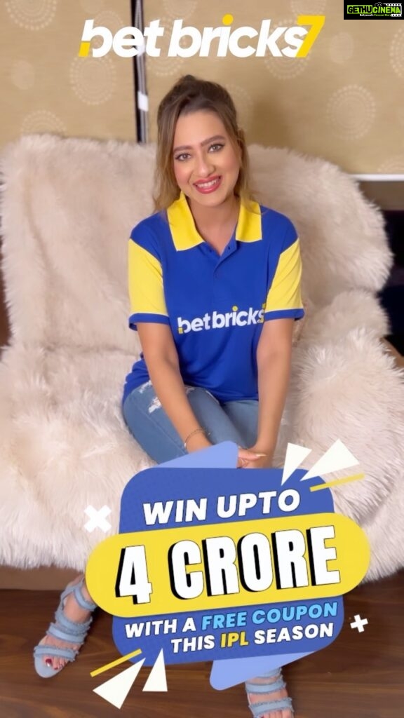 Madalsa Sharma Instagram - Hello Everyone! Now You can enjoy IPL with a Free lottery coupon and win your luck💰! It means, Here’s the sure way to WIN something from nothing. @betbricks7exchange ✅ Min ID Starts with only 100/- ✅ Live T.V Streaming ✅ Unlimited bets ✅ A Surprising Range Of 750+ #Games🃏 👥 24/7 Customer Support ➦ Get a 99 Bonus on Signup. ➦ Get A BonusUpto 14000 On Your Deposit! Place Unlimited bets and make the Biggest profit! Not only that, ➦ Refer To Your Friends And Get Up to 1️⃣0️⃣0️⃣1️⃣ Bonus!!! ➦ Come on! What are you waiting for??? Register and win only on betbricks7.com. #findus #betbricks7 #registernow #playmore #winbig #cricket #betbricks7exchange #safe #secure