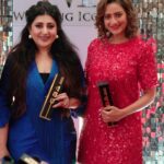 Madalsa Sharma Instagram - Very honoured and humbled to receive the Best Actress Award at “The Global Buisness Awards” 2022 with my favourite @archanakochharofficial who received the Best Designer of the year Award. ❤️❤️