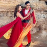 Madalsa Sharma Instagram - Special BTS pics from our song #DilKiTuZameen for our Insta Fam❤️ Swipe right ➡️to see how much fun we had while shooting 🎥 #SudhanshuPandey #MadalsaSharma #zeemusiccompany