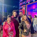 Madalsa Sharma Instagram - About last night✨ At the pre release event of “Bad Boy” ❤️ My super talented Nama @namashi_chakraborty and @amrinqureshi99 wish you all the success for “Bad Boy” 🎉 “Bad Boy” in theatres 28th April.💕 📸 @quiien #BadBoy #mustwatch #namashichakraborty #aboutlastnight