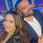 Madalsa Sharma Instagram - About last night✨ At the pre release event of “Bad Boy” ❤️ My super talented Nama @namashi_chakraborty and @amrinqureshi99 wish you all the success for “Bad Boy” 🎉 “Bad Boy” in theatres 28th April.💕 📸 @quiien #BadBoy #mustwatch #namashichakraborty #aboutlastnight
