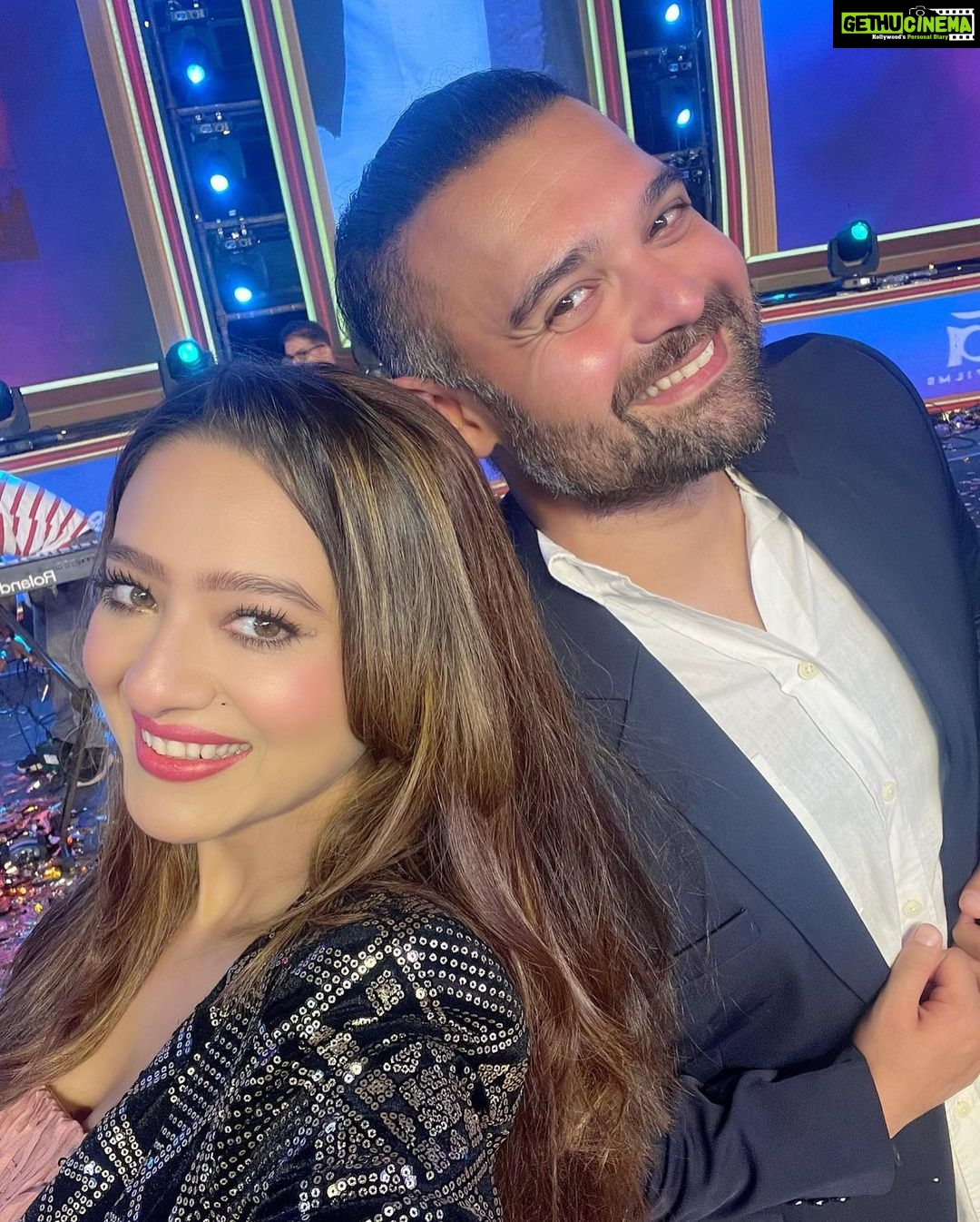 Madalsa Sharma Instagram - About last night✨ At the pre release event of “Bad Boy” ❤️ My super talented Nama @namashi_chakraborty and @amrinqureshi99 wish you all the success for “Bad Boy” 🎉 “Bad Boy” in theatres 28th April.💕 📸 @quiien #BadBoy #mustwatch #namashichakraborty #aboutlastnight