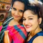 Madhavi Latha Instagram - Bestie tho Best time Now feels like a heaven 20 years completed but the same New feel Thats the best of the thing Having a Bestie