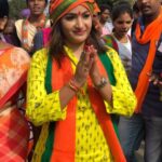 Madhavi Latha Instagram – My fav inspirational song #workout #karmanyevadhikaraste #dedication #bjp #partywork #happitimes #madhavilathabjp