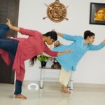 Madhavi Latha Instagram - The Yoga postures itself is classical dance postures yoga will help for natyam #yoga mudras r in the Natyam…. Happy International Yoga Day #internationalyogaday