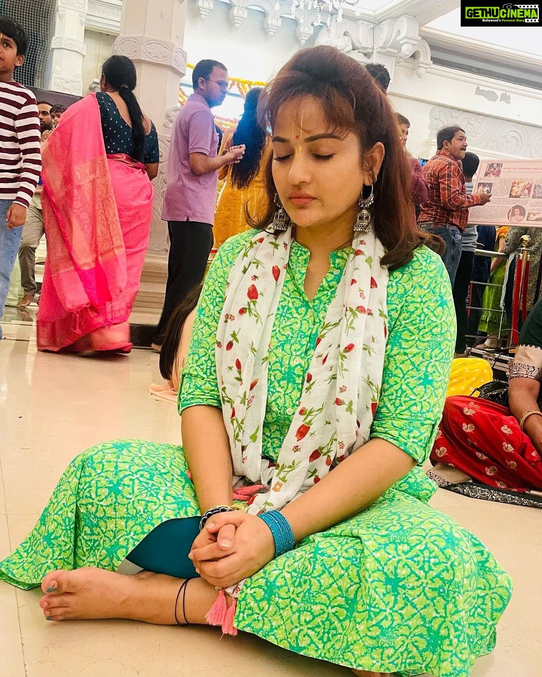 Madhavi Latha Instagram - Beautiful Moments from Harekrishna Golden Temple @Banjarahills #iskcon #nrusimhajayanti