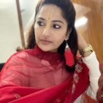 Madhavi Latha Instagram – Look Of The Day #narasimhajayanthi and whatta good day came to office to submit documents as i singed as a Board director… IT consulting and software development☺️ Finally 🥰