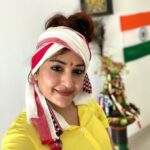 Madhavi Latha Instagram - Bajarang song practiced #bajarang #bajarangdal